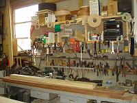  Workbench in the woodworking room