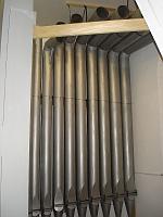  Same rank of pipes, upper view.